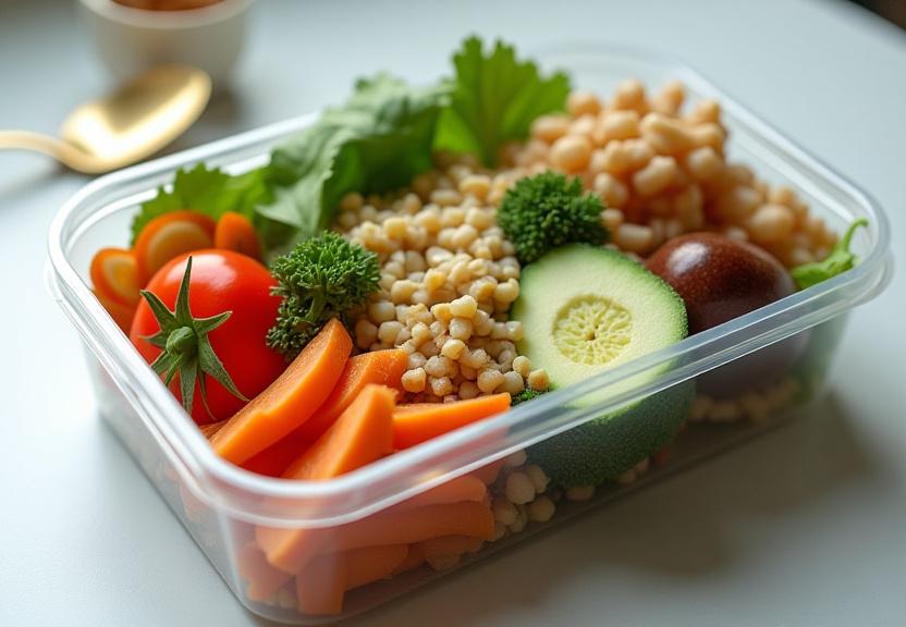 Сбалансированный здоровый бэнто